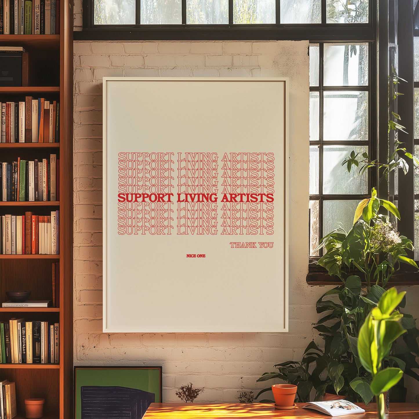 Support Living Artists Print