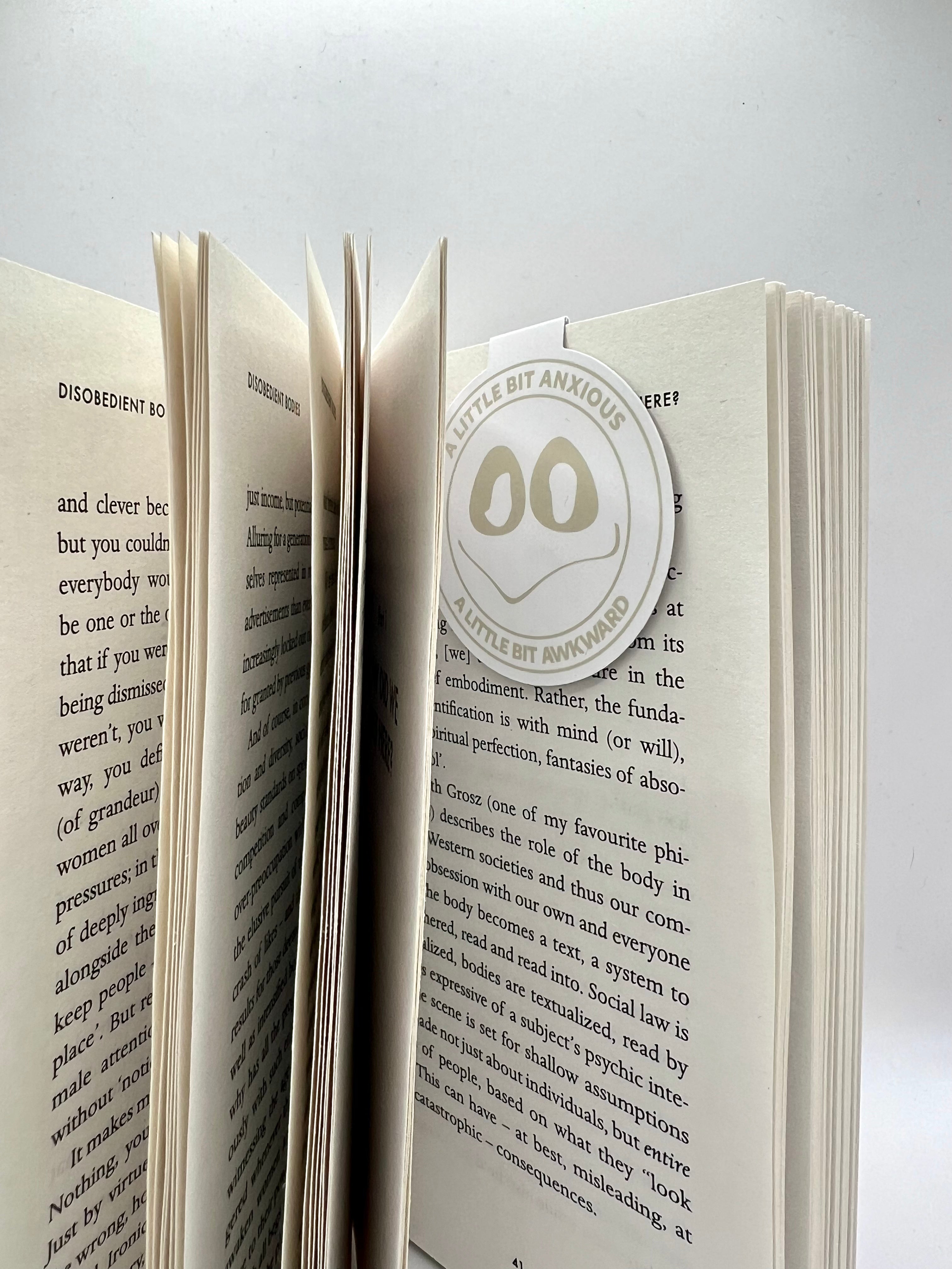 Anxious Awkward Bookmark