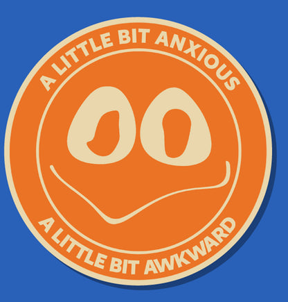 Anxious Awkward Sticker