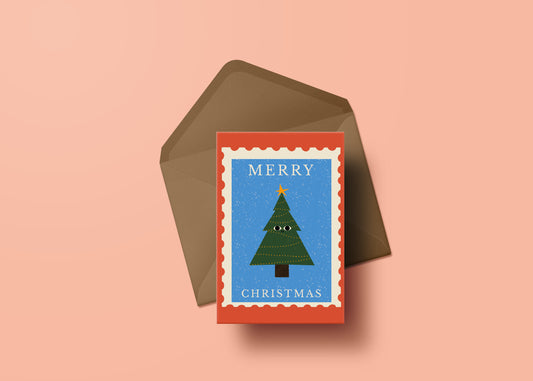 Merry Christmas Tree Card