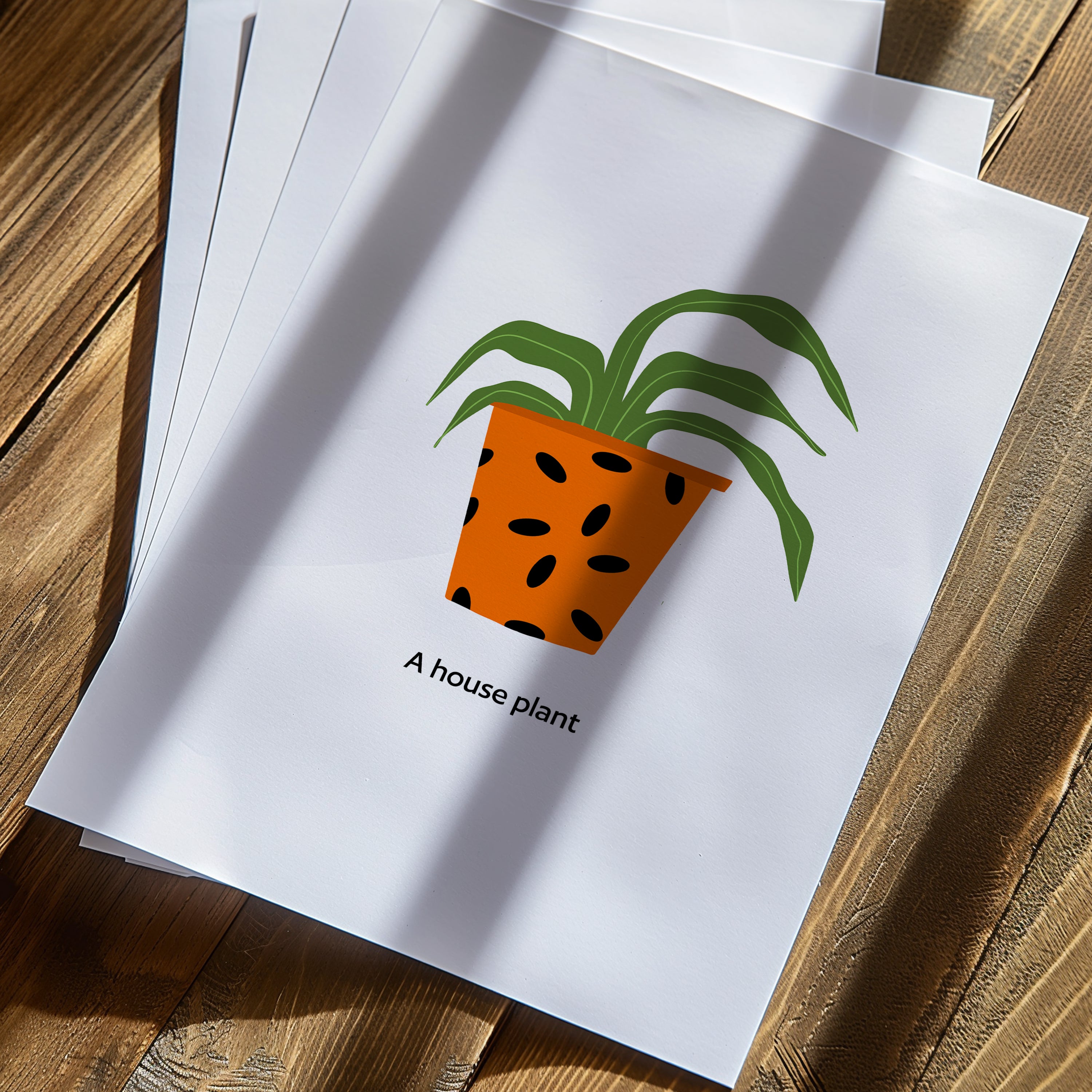 house plant print A House Plant – Nice One Editions
