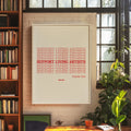 Support Living Artists Print